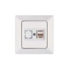 ΠΡΙΖΑ DATA CAT 6 RJ 45 MONH ΛΕΥΚΗ EUROLAMP ΝΕAD – 152-16015