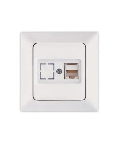 ΠΡΙΖΑ DATA CAT 6 RJ 45 MONH ΛΕΥΚΗ EUROLAMP ΝΕAD – 152-16015