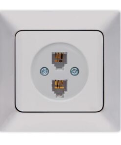 ΠΡΙΖΑ ΤΗΛΕΦΩΝΟΥ ΔΙΠΛΗ RJ 11 ΝΙΚΕΛ MAT EUROLAMP ΝΕAD – 152-16214
