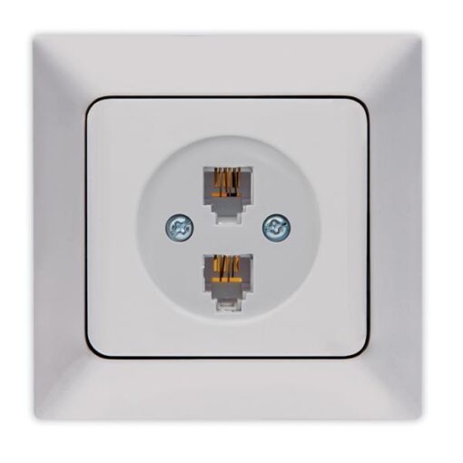 ΠΡΙΖΑ ΤΗΛΕΦΩΝΟΥ ΔΙΠΛΗ RJ 11 ΝΙΚΕΛ MAT EUROLAMP ΝΕAD – 152-16214