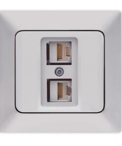 ΠΡΙΖΑ DATA ΔΙΠΛΗ CAT 6 RJ 45 ΝΙΚΕΛ MAT EUROLAMP ΝΕAD – 152-16216