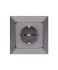 ΠΡΙΖΑ ΣΟΥΚΟ 16A ΓΡΑΦΙΤΗΣ EUROLAMP ΝΕAD – 152-16300