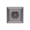 ΠΡΙΖΑ ΣΟΥΚΟ ΠΡΟΣΤΑΣΙΑΣ 16A ΓΡΑΦΙΤΗΣ EUROLAMP ΝΕAD – 152-16301