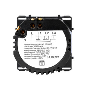 SMART WIFI ΑΠΛΟΣ ΔΙΑΚΟΠΤΗΣ ΑΦΗΣ 600W L+N MODULAR EUROLAMP – 152-60660