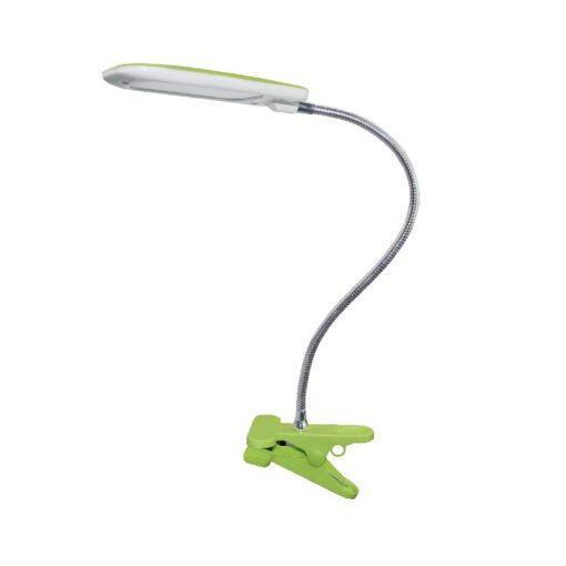 Φωτιστικό Γραφείου LED με Κλιπ 5W Πράσινο Φυσικό Λευκό 4000K ACA DECOR – 15205LEDGNC