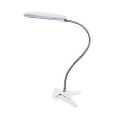 Φωτιστικό Γραφείου LED με Κλιπ 5W Λευκό Φυσικό Λευκό 4000K ACA DECOR – 15205LEDWHC