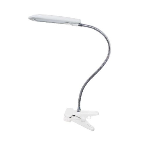 Φωτιστικό Γραφείου LED με Κλιπ 5W Λευκό Φυσικό Λευκό 4000K ACA DECOR – 15205LEDWHC