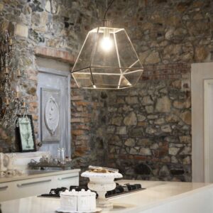 IDEAL LUX Κρεμαστό Φωτιστικό ORANGERIE 1XE27 Χρυσού Χρώματος – 152776