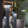 IDEAL LUX Φωτιστικό Κολωνάκι TESLA 4xG9 IP44 Καφέ Χρώματος – 316048