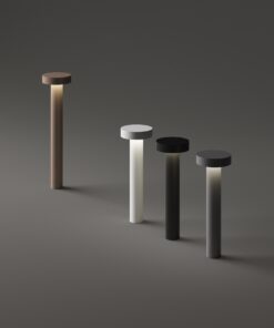 Ideal Lux Tesla PT4 H60 Φωτιστικό Δαπέδου Εξωτερικού Χώρου IP44 Μαύρο – 4×G9