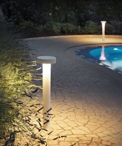IDEAL LUX Φωτιστικό Δαπέδου Κήπου TESLA 4xG9 IP44 Λευκού Χρώματος – 153209