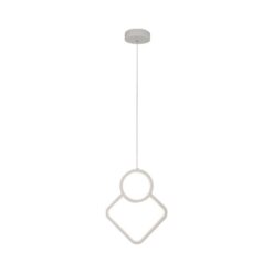 LED κρεμαστό φωτιστικό οροφής Designer 12W 4000K φυσικό λευκό με λευκό σώμα V-TAC – 15338