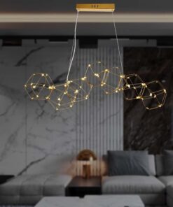 Κρεμαστό Φωτιστικό οροφής LED 28W 3000K Xρυσoύ Χρώματος V-TAC – 15339