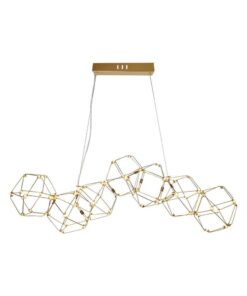 Κρεμαστό Φωτιστικό οροφής LED 28W 3000K Xρυσoύ Χρώματος V-TAC – 15339