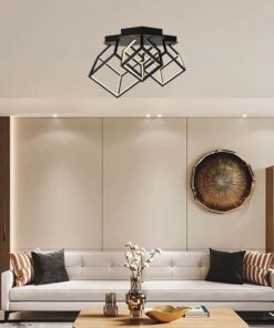 Φωτιστικό οροφής LED 46W 3000K Mαύρο Χρώματος Dimmable V-TAC – 15342