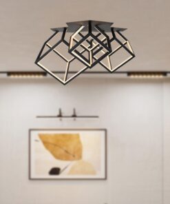 Φωτιστικό οροφής LED 46W 3000K Mαύρο Χρώματος Dimmable V-TAC – 15342