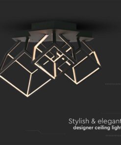 Φωτιστικό οροφής LED 46W 3000K Mαύρο Χρώματος Dimmable V-TAC – 15342