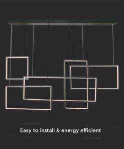 Κρεμαστό φωτιστικό οροφής LED 45W 3000K Μαύρου Χρώματος V-TAC – 15344