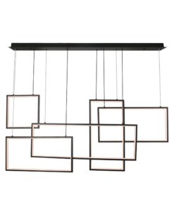 Κρεμαστό φωτιστικό οροφής LED 45W 3000K Μαύρου Χρώματος V-TAC – 15344