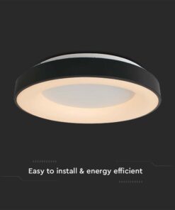 Φωτιστικό οροφής LED 49W 3000Κ Mαύρου Χρώματος V-TAC – 15346