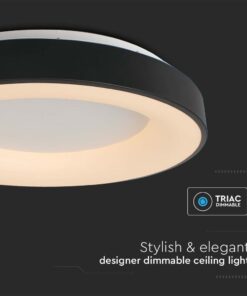 Φωτιστικό οροφής LED 49W 3000Κ Mαύρου Χρώματος V-TAC – 15346