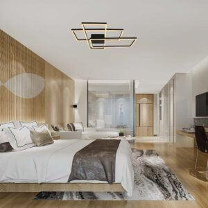 Φωτιστικό οροφής LED 47W 3000K Mαύρου Χρώματος Dimmable V-TAC – 15347