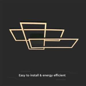 Φωτιστικό οροφής LED 47W 3000K Mαύρου Χρώματος Dimmable V-TAC – 15347