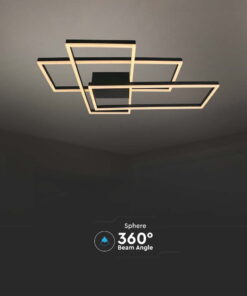 Φωτιστικό οροφής LED 47W 3000K Mαύρου Χρώματος Dimmable V-TAC – 15347