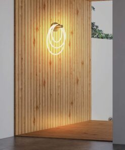 Επιτοίχιο φωτιστικό LED 37W 3000K Xρυσού Χρώματος V-TAC – 15348