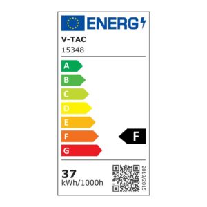 Επιτοίχιο φωτιστικό LED 37W 3000K Xρυσού Χρώματος V-TAC – 15348
