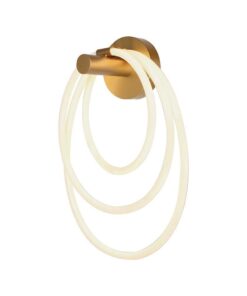 Επιτοίχιο φωτιστικό LED 37W 3000K Xρυσού Χρώματος V-TAC – 15348