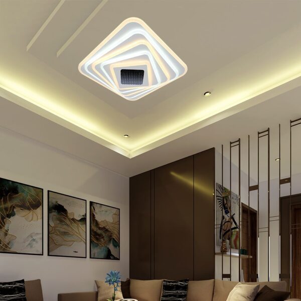 Φωτιστικό οροφής LED 150W Λευκού Χρώματος Dimmable με χειριστήριο V-TAC – 15356