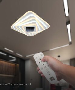 Φωτιστικό οροφής LED 150W Λευκού Χρώματος Dimmable με χειριστήριο V-TAC – 15356