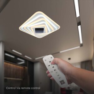 Φωτιστικό οροφής LED 150W Λευκού Χρώματος Dimmable με χειριστήριο V-TAC – 15356