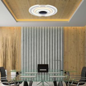 Φωτιστικό οροφής LED 95W Λευκού Χρώματος Dimmable με Χειριστήριο V-TAC – 15358