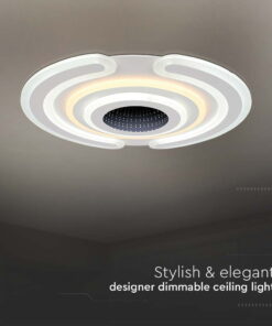 Φωτιστικό οροφής LED 95W Λευκού Χρώματος Dimmable με Χειριστήριο V-TAC – 15358