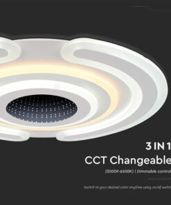 Φωτιστικό οροφής LED 95W Λευκού Χρώματος Dimmable με Χειριστήριο V-TAC – 15358