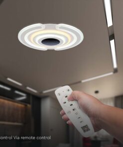 Φωτιστικό οροφής LED 95W Λευκού Χρώματος Dimmable με Χειριστήριο V-TAC – 15358