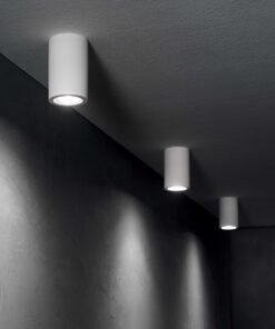 IDEAL LUX Φωτιστικό Οροφής TOWER 1xGU10 Λευκού Χρώματος – 155869