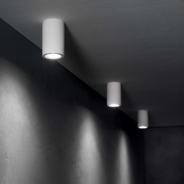 IDEAL LUX Φωτιστικό Οροφής TOWER 1xGU10 Λευκού Χρώματος – 155869
