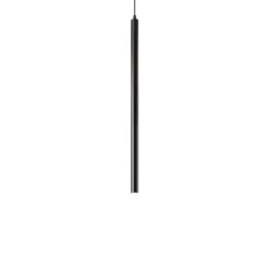 IDEAL LUX Κρεμαστό Φωτιστικό ULTRATHIN LED 11.5W 3000K Μαύρου Χρώματος – 156699