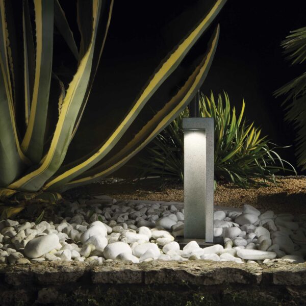 IDEAL LUX Φωτιστικό Δαπέδου Κήπου TITANO LED 9W 4000K IP55 Γκρι Χρώματος – 157856
