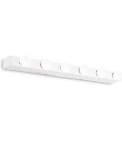 IDEAL LUX Απλίκα Τοίχου PRIVE 6xE14 Λευκού Χρώματος – 159423