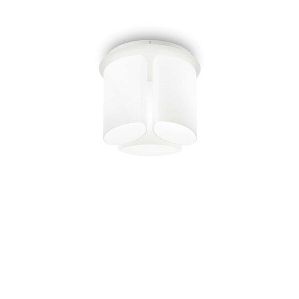 IDEAL LUX Φωτιστικό Οροφής ALMOND 3xE27 Λευκού Χρώματος – 159638