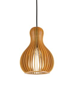 IDEAL LUX Κρεμαστό Φωτιστικό CITRUS-3 1xE27 Χρώματος Ξύλου – 159867