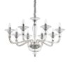 IDEAL LUX Κρεμαστό Φωτιστικό DANIELI 8xE14 Διάφανο – 159980