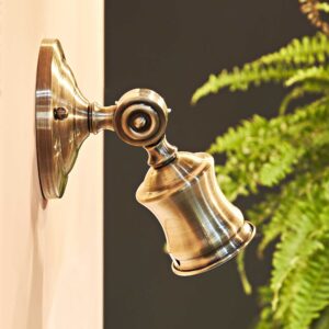 IDEAL LUX Απλίκα Τοίχου BARBER 1xGU10 Χρυσού Χρώματος – 159997