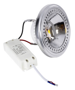 GloboStar® DARKO 60381 Σποτ LED Indirect Anti-Glare AR111 14W 1694lm 40° AC 220-240V IP20 Φ11.1 x Υ6.6cm Ψυχρό Λευκό 6000K Dimmable – Bridgelux High Lumen COB Gen2 – TÜV Certified Driver – 5 Years Warranty