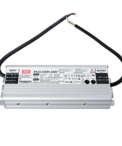 GloboStar® HLG-320H-24A 90794 MEANWELL Αδιάβροχο Ρυθμιζόμενο Μεταλλικό Τροφοδοτικό SELV για Προϊόντα LED 320W 13.3A – AC 220-240V σε DC 24V – Ρυθμιζόμενο από 21VDC έως 26VDC – Αδιάβροχο IP65 Μ25.2 x Π9 x Υ4.38cm – 3 Years Warranty