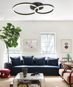 InLight Φωτιστικό οροφής LED 45W 3CCT (by switch on base) 6094-B-Black